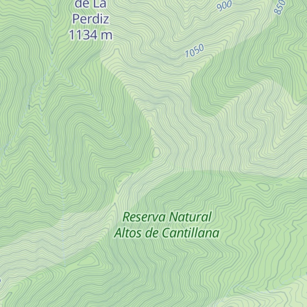 Map of Cerro Colimahue