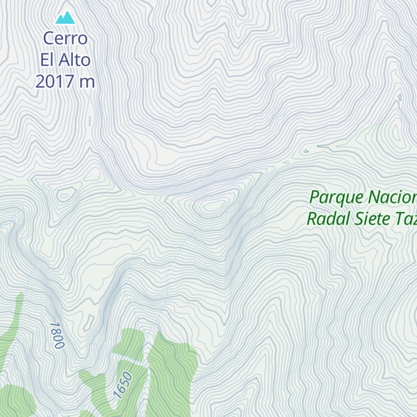 Map of Cerro Alto