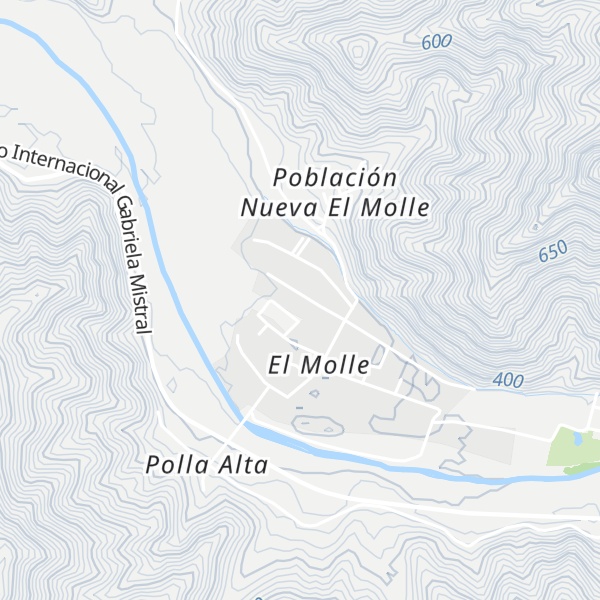 Map of Refugio El Molle