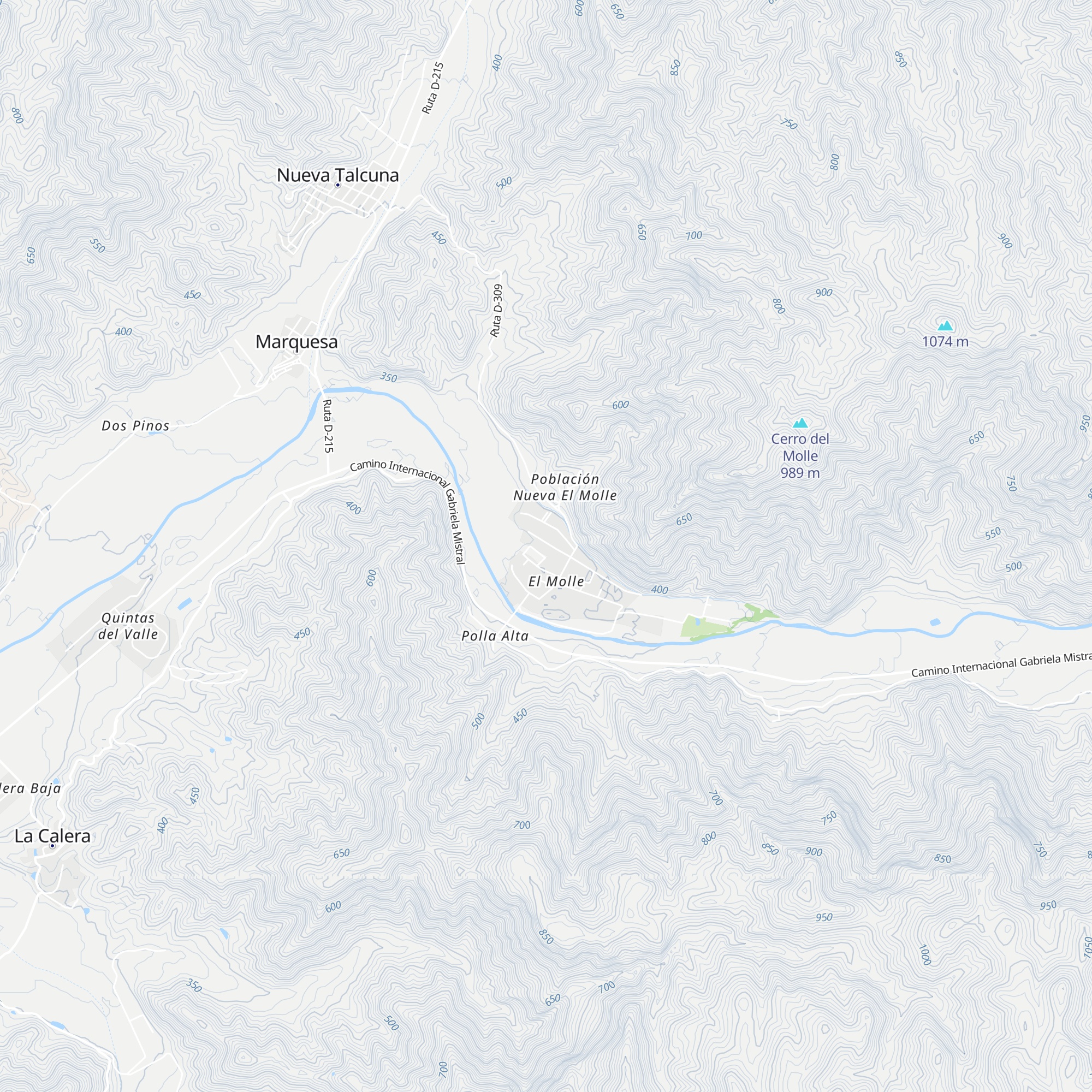 Refugio El Molle map