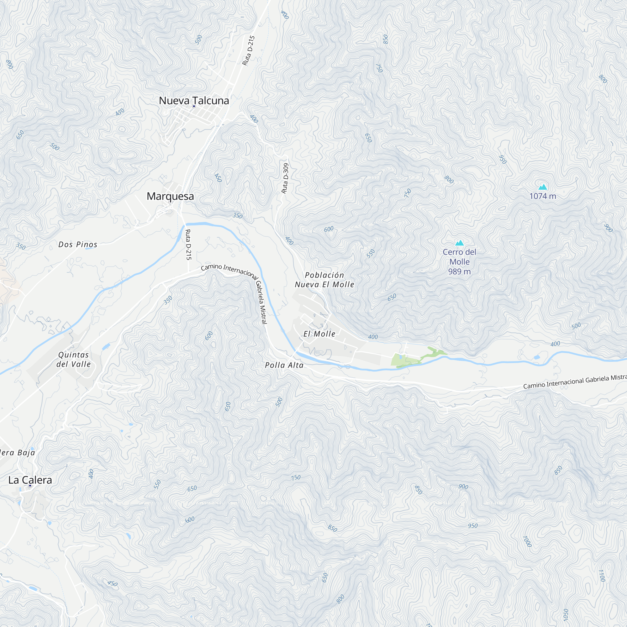 Refugio El Molle map