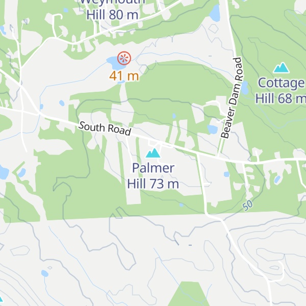 Map of Palmer Hill