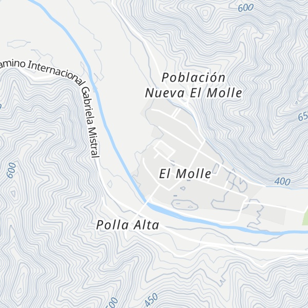 Map of Cabañas El Molle