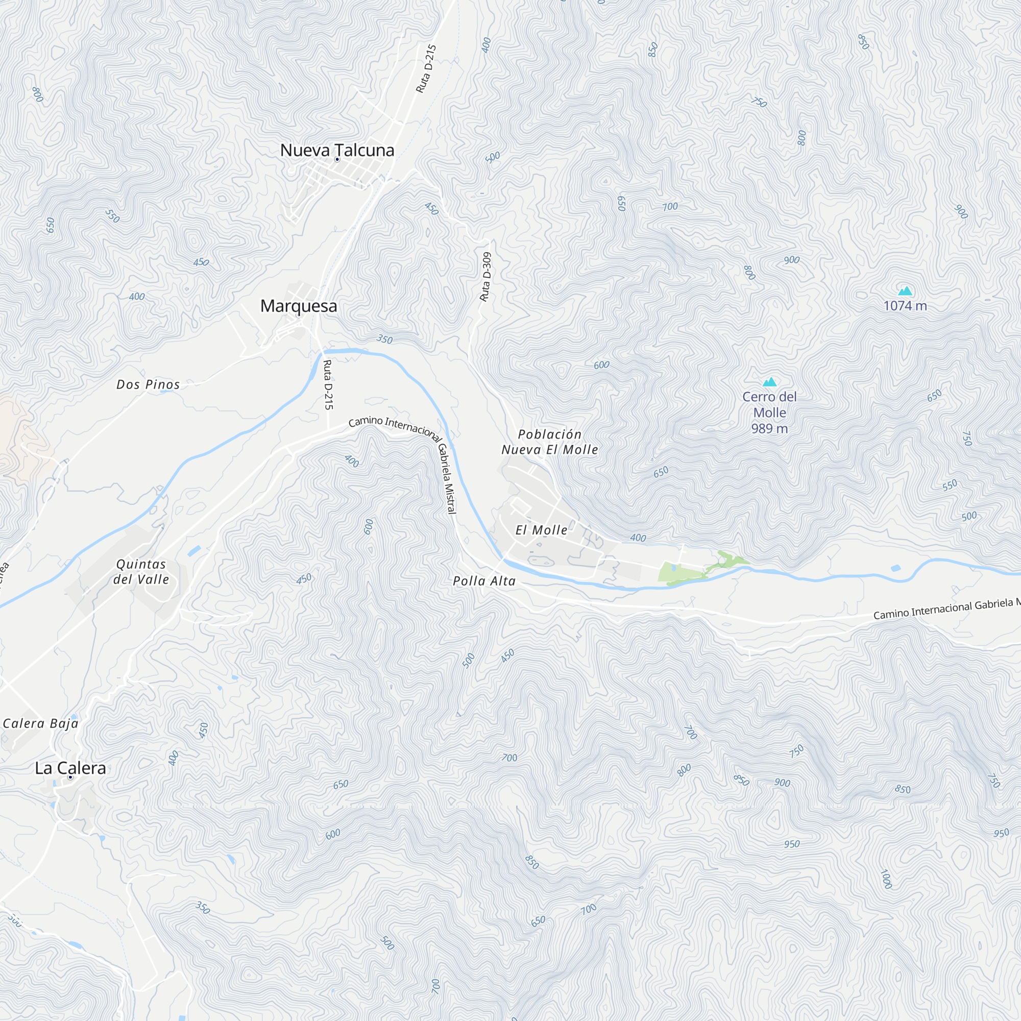 Cabañas El Molle map