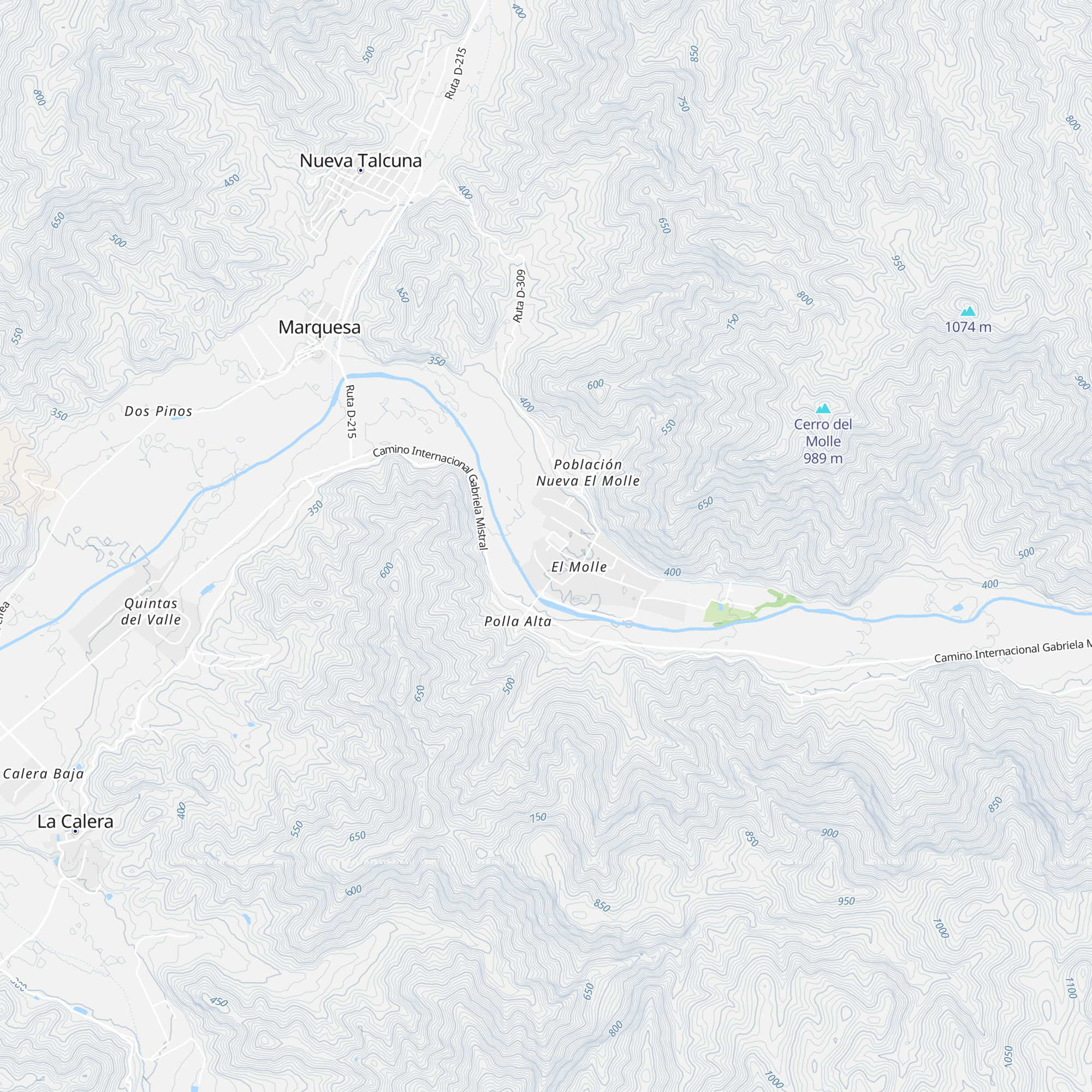 Cabañas El Molle map