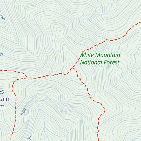 Map of Speckled Mountain