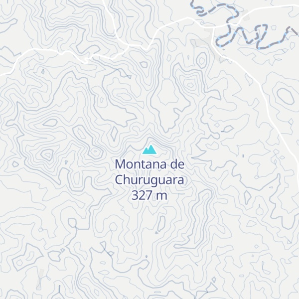 Map of Montana de Churuguara