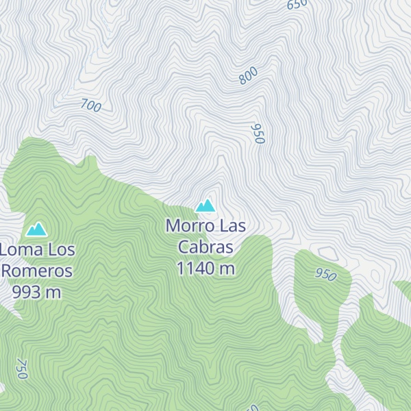 Map of Morro Las Cabras