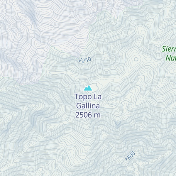 Map of Topo La Gallina