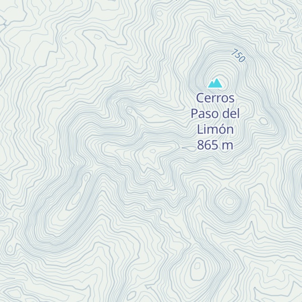 Map of Loma de los Puercos