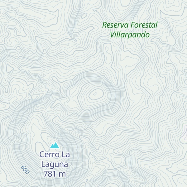 Map of Monte La Tina