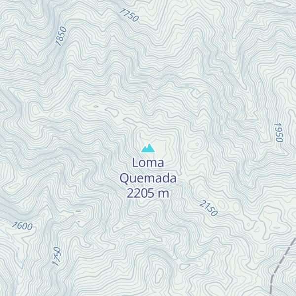 Map of Loma Quemada