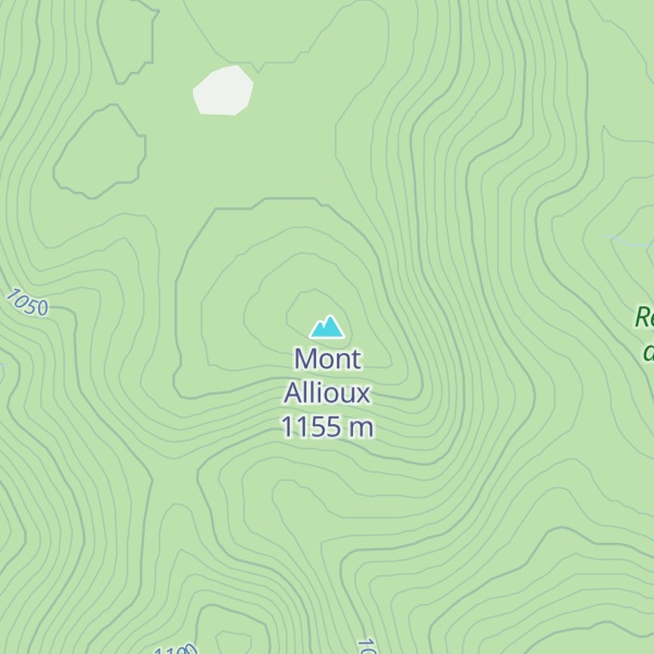 Map of Mont Allioux