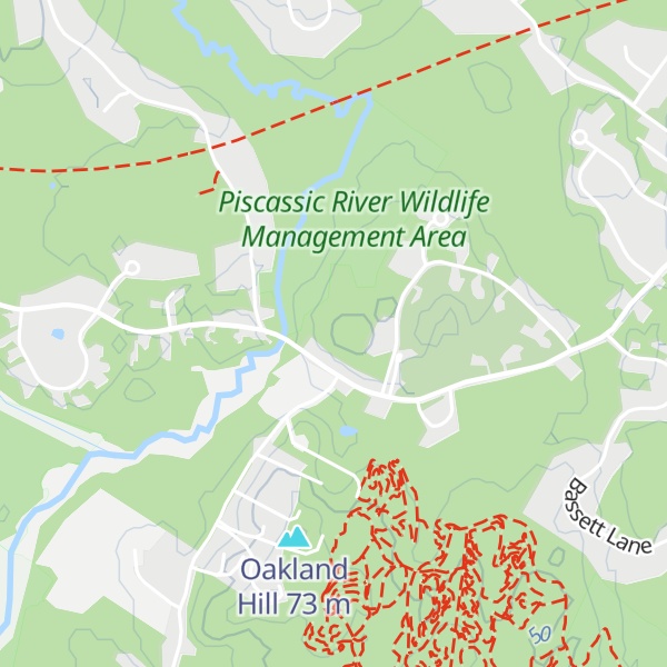 Map of Hickey Hill