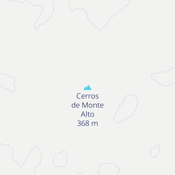 Map of Cerros de Monte Alto
