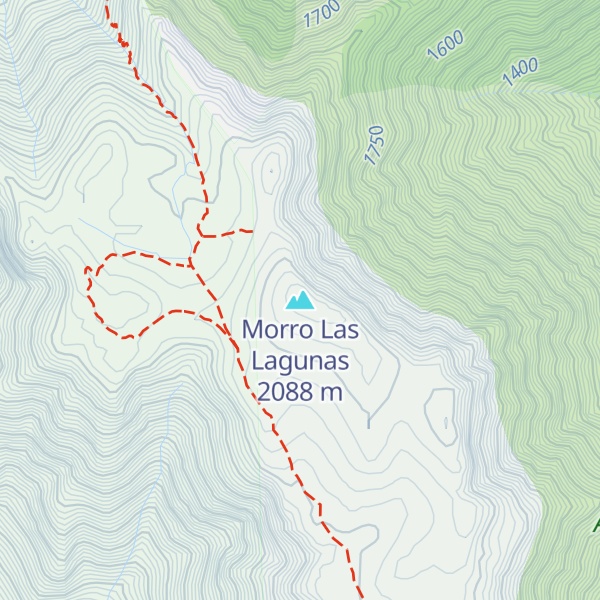 Map of Morro Las Lagunas