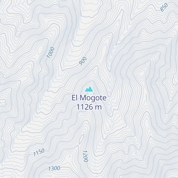 Map of El Mogote