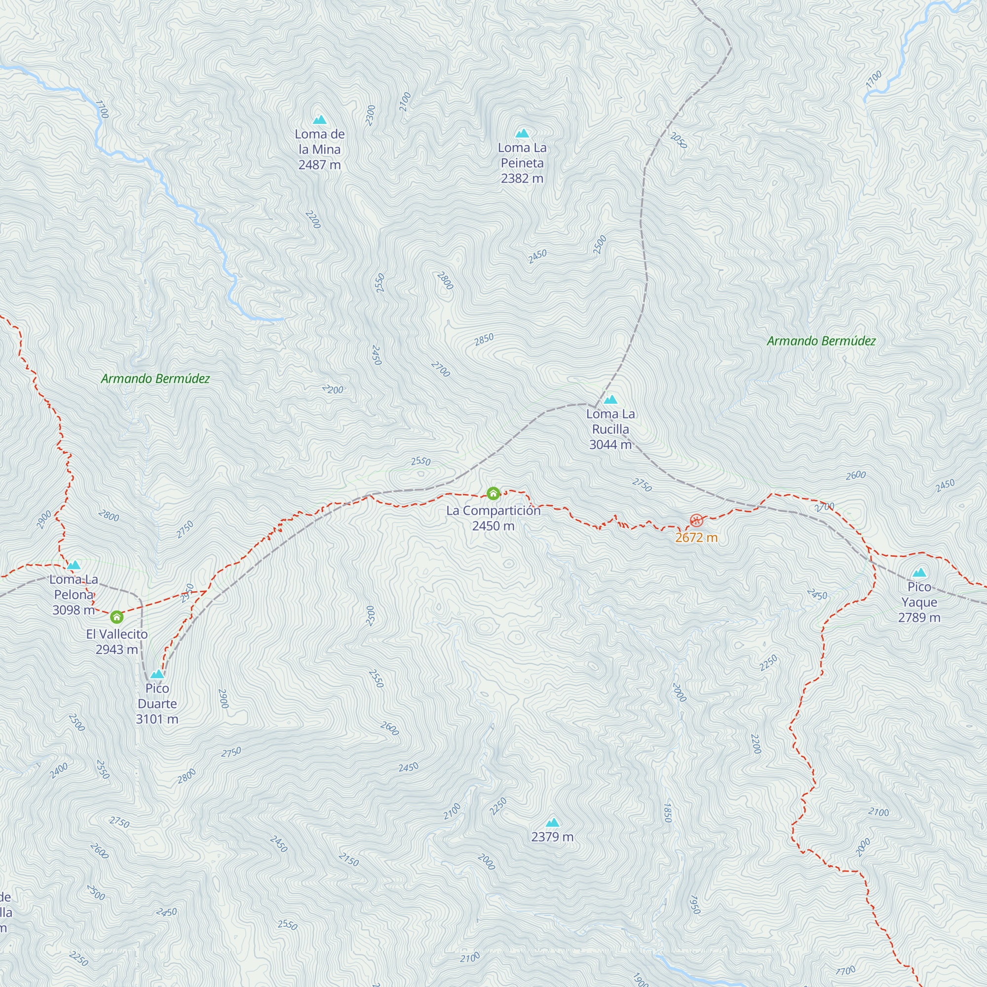 La Compartición map