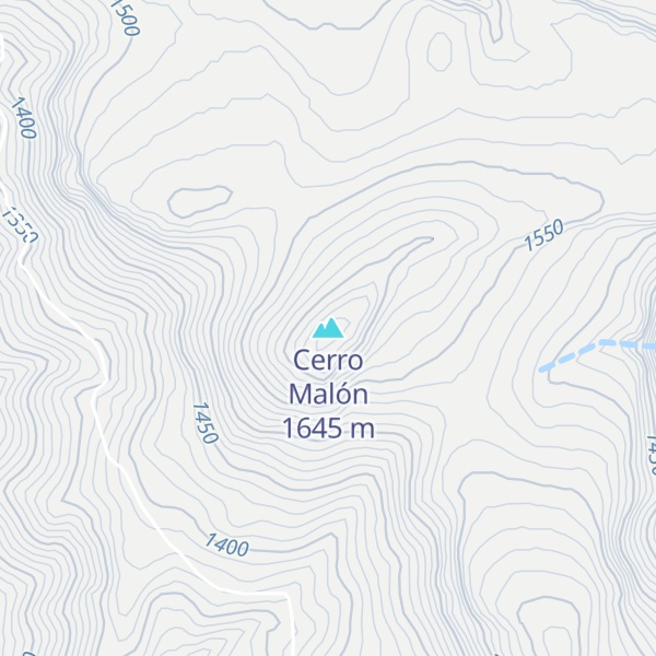 Map of Cerro Malón