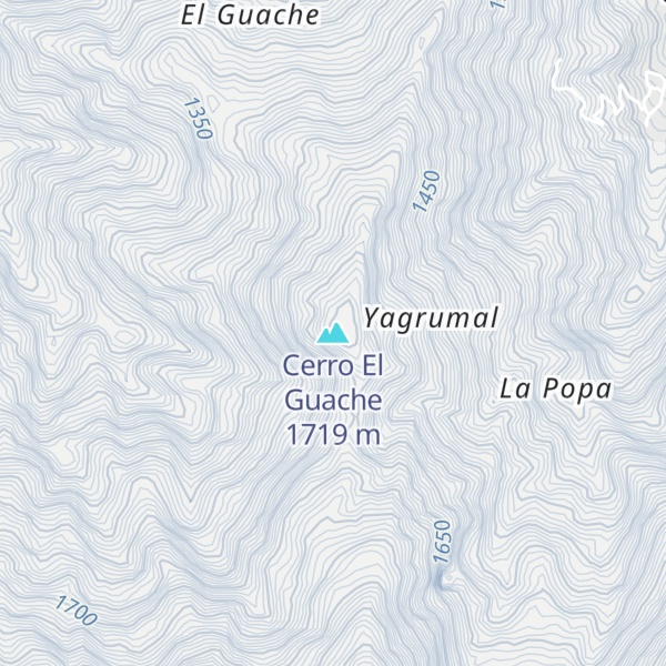 Map of Cerro El Guache