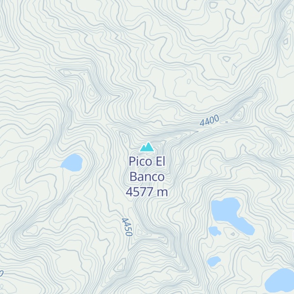 Map of Pico El Banco
