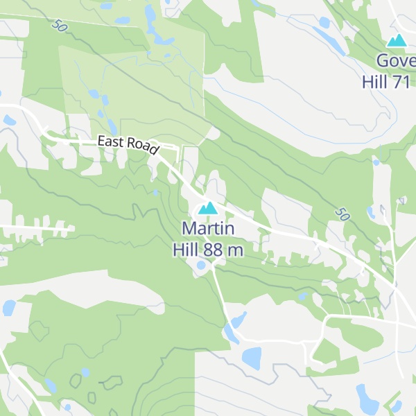 Map of Martin Hill