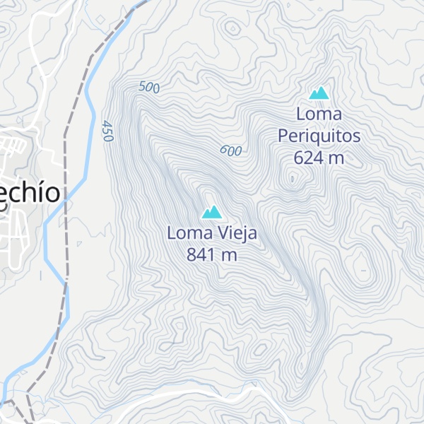 Map of Loma Vieja