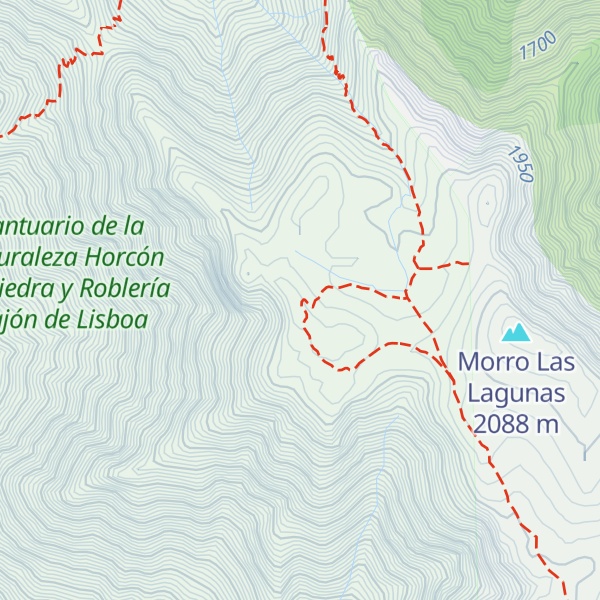 Map of Refugio Las Launas