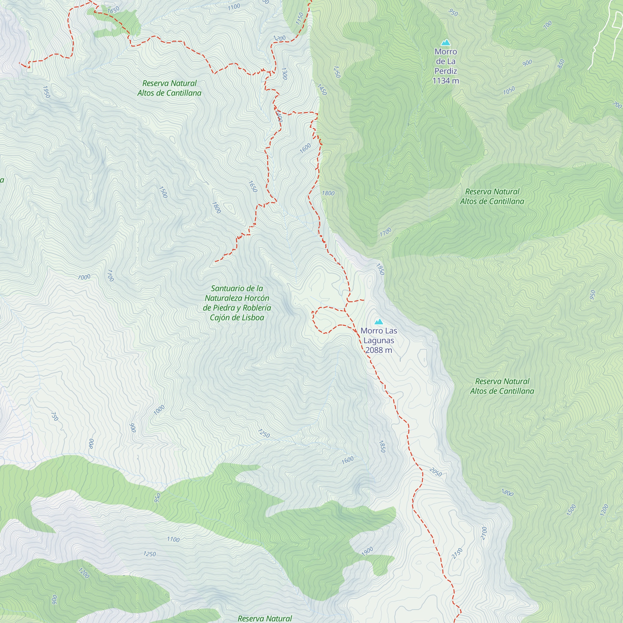 Refugio Las Launas map