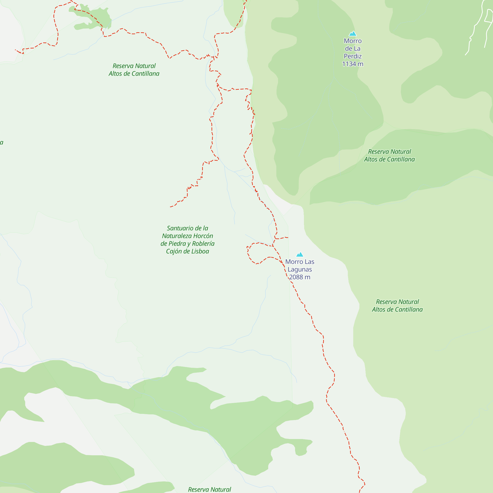 Refugio Las Launas map