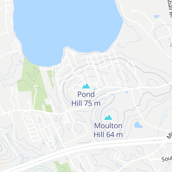 Map of Pond Hill