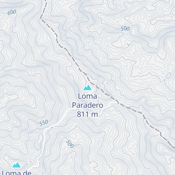 Map of Loma Paradero