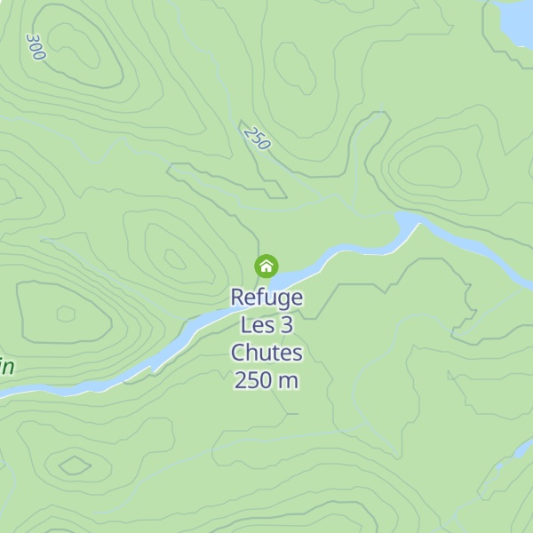 Map of Refuge Les 3 Chutes