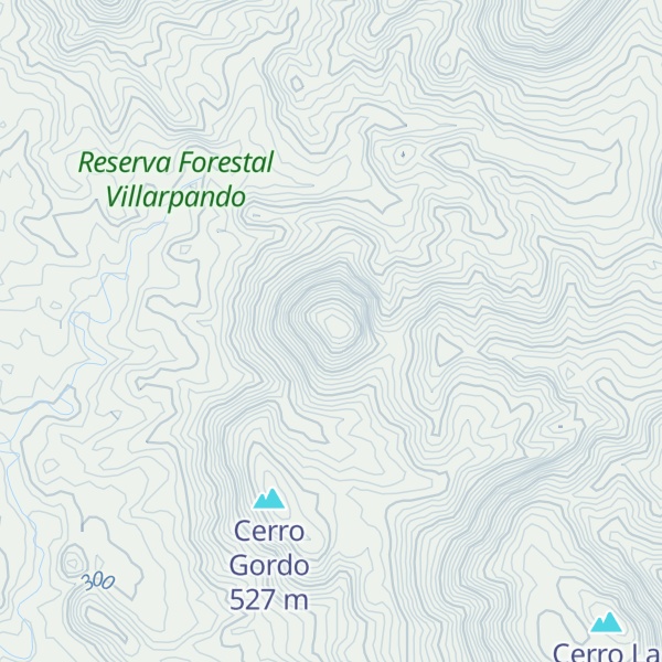 Map of Cerro El Mogote