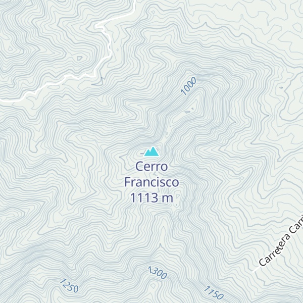 Map of Cerro Francisco