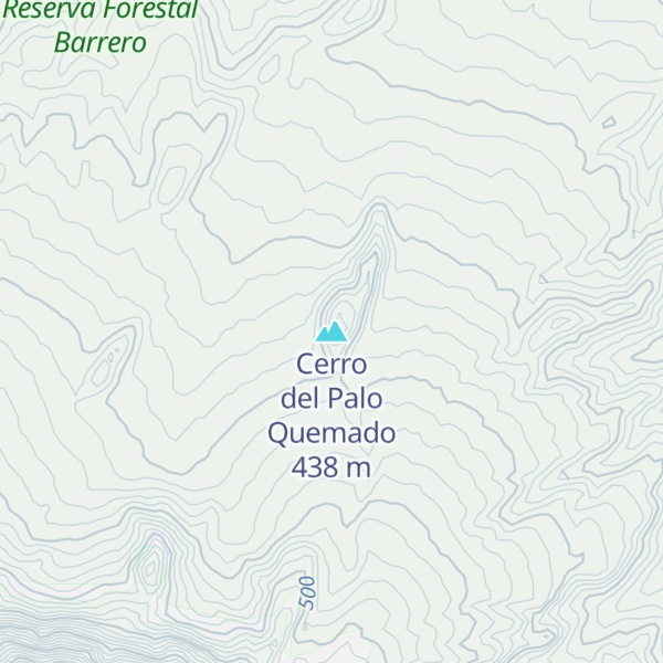 Map of Cerro del Palo Quemado