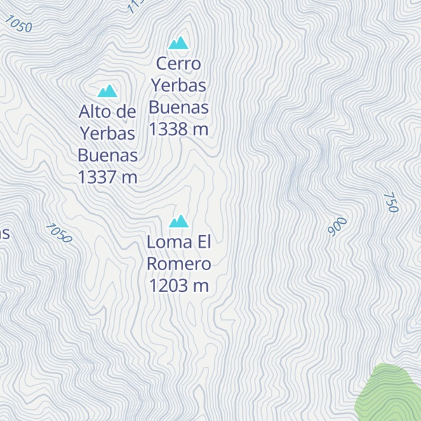 Map of Loma La Cicuta
