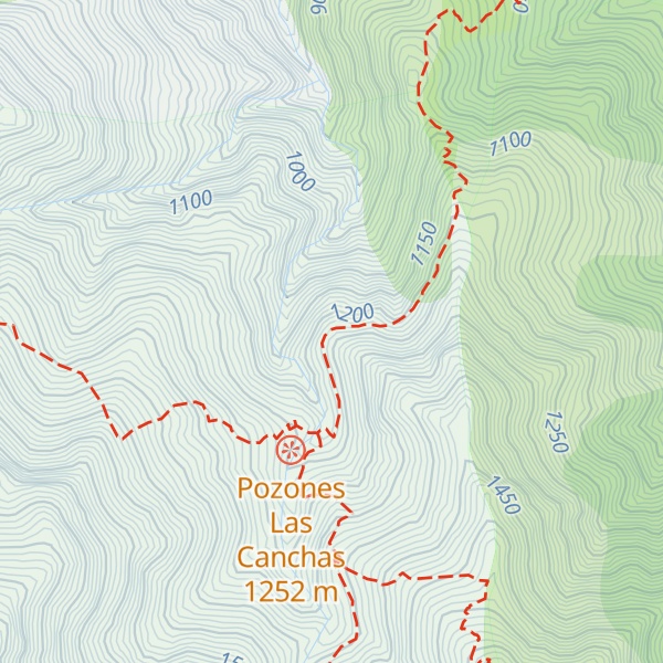 Map of Refugio Puerta del Espino