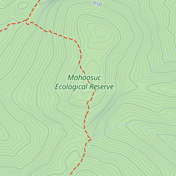 Map of South Peak