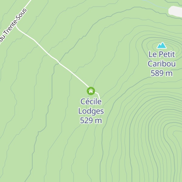 Map of Cécile Lodges