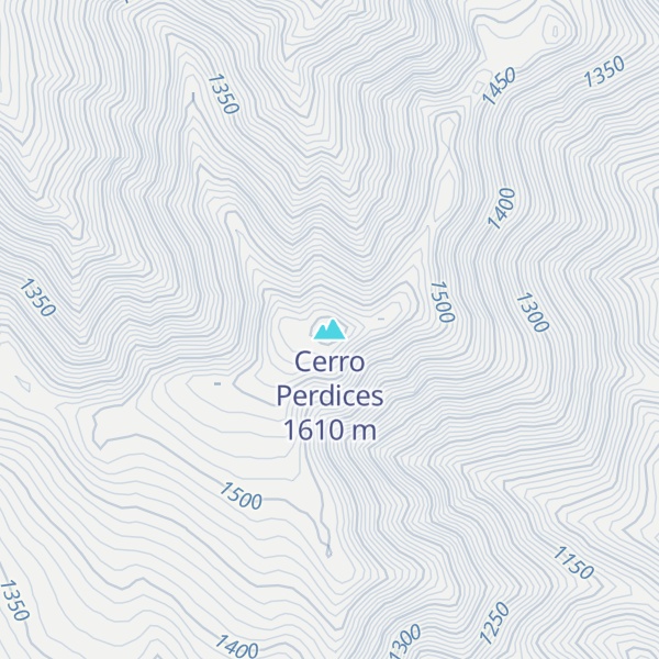 Map of Cerro Perdices