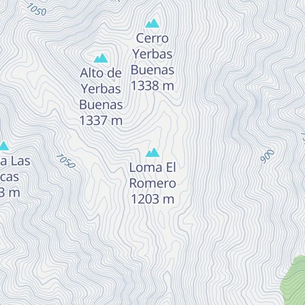Map of Loma El Romero