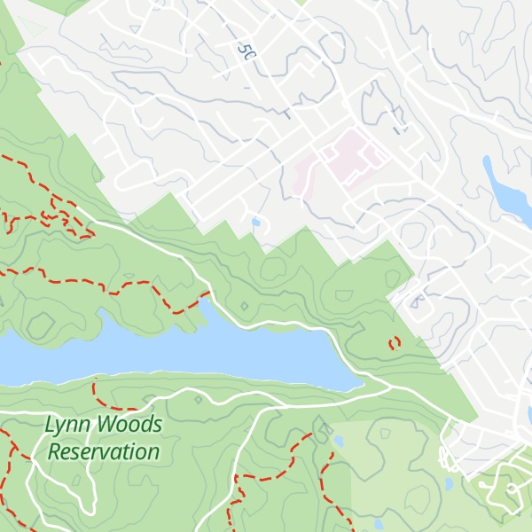 Map of Mount Spickett