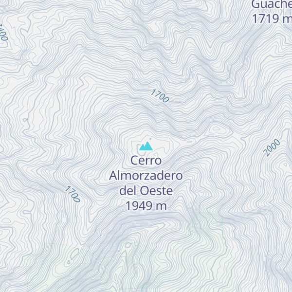 Map of Cerro Almorzadero del Oeste