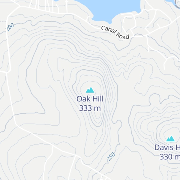 Map of Oak Hill