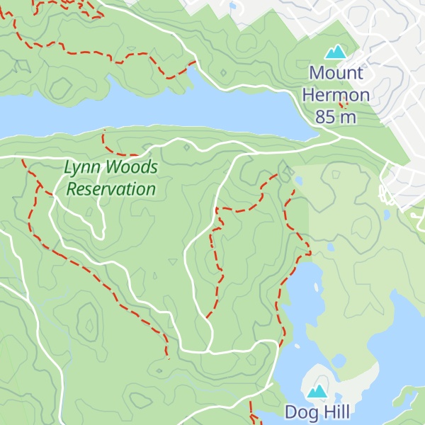 Map of Burrill Hill
