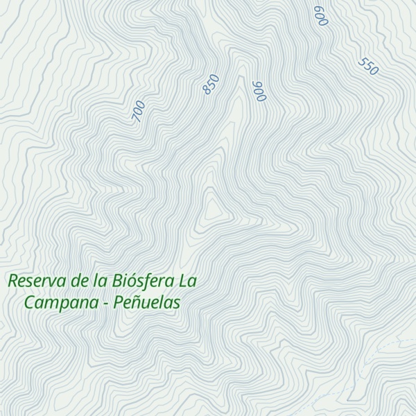 Map of Cerro San Antonio de Llaillay