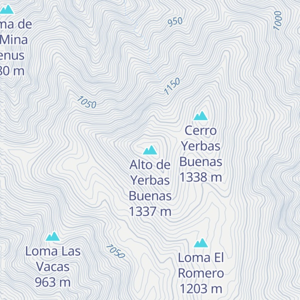 Map of Alto de Yerbas Buenas