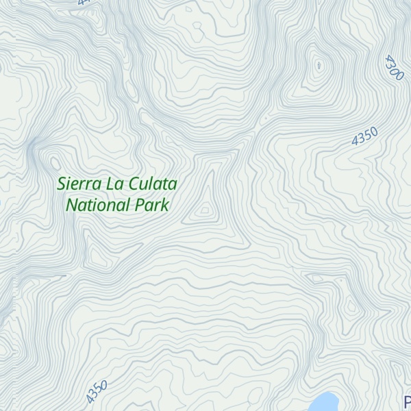 Map of Pico Las Tres Vías