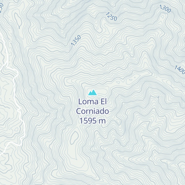 Map of Loma El Corniado